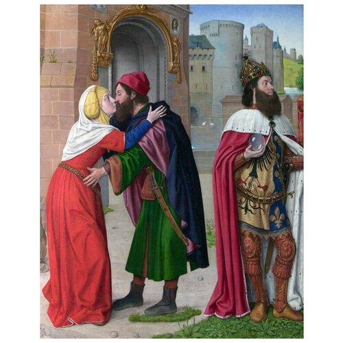  2360           (Charlemagne and the Meeting at the Golden Gate) - 50. x 63.