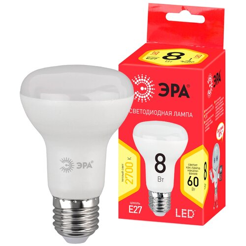 ������ 363� ��� ECO LED R63-8W-827-E27 ��� (����, ���������, 8 ��, ����, E27) (10/50/1500)