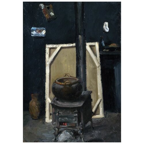  1880       (The Stove in the Studio)   40. x 57.