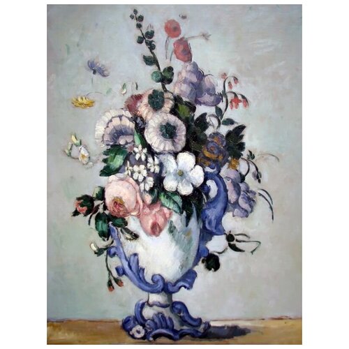  1800          (Flowers in a Rococo Vase)   40. x 53.