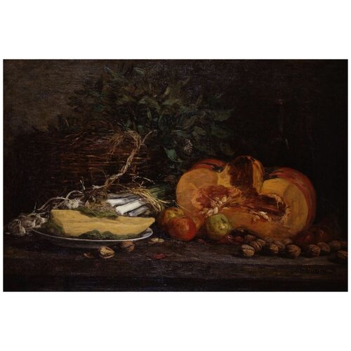 ������ 2650� ����������� �� ������ ��������� � ������ (1854-1858) (Nature morte au potiron) ����� ���� 74��. x 50��.