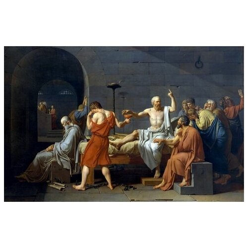  2740      (The Death of Socrates)  - 77. x 50.