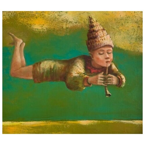  1110        (Boy playing the flute)   34. x 30.
