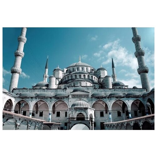      , ,  (Sultanahmet Mosque in Istanbul, Turkey) 44. x 30.,  1330 