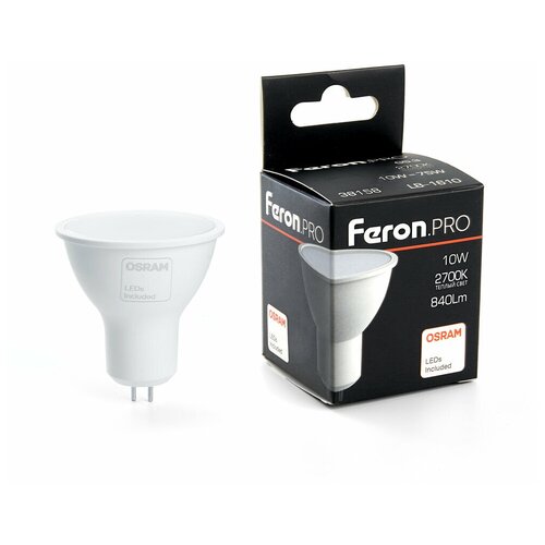 ������ 312� ����� ������������ Feron.PRO LB-1610 MR16 G5.3 10W 2700K 38158
