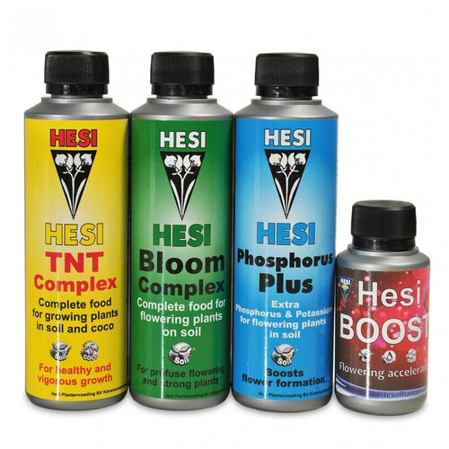  2090   Hesi pack Soil (TNT complex 250 + Bloom 250 + Phosphorus Plus 250 + Boost 100) 4  