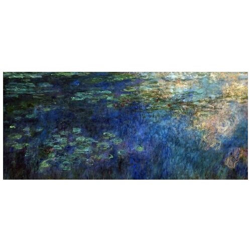  1830         (Reflections of Clouds on the Water-Lily Pond)   68. x 30.