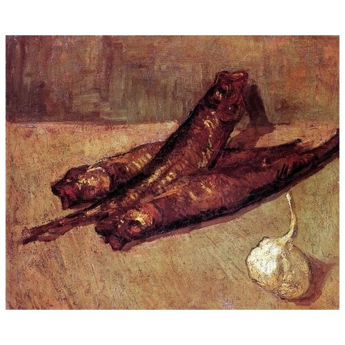  1700         (Still Life with Bloaters and Garlic)    49. x 40.