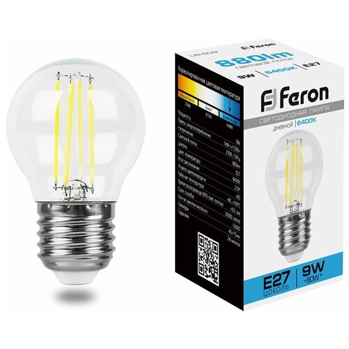 ������ 147� ����� ������������ Feron LB-509 ����� E27 9W 6400K