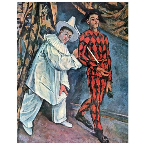  1200       (Pierrot and Harlequin)   30. x 38.