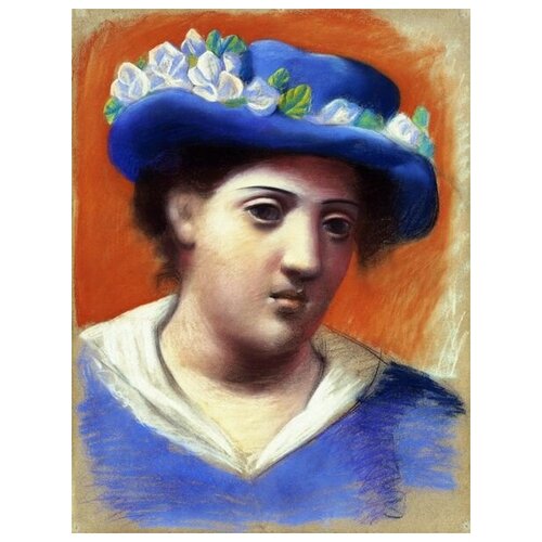          (Woman with Flowered Hat)   50. x 66.,  2420 