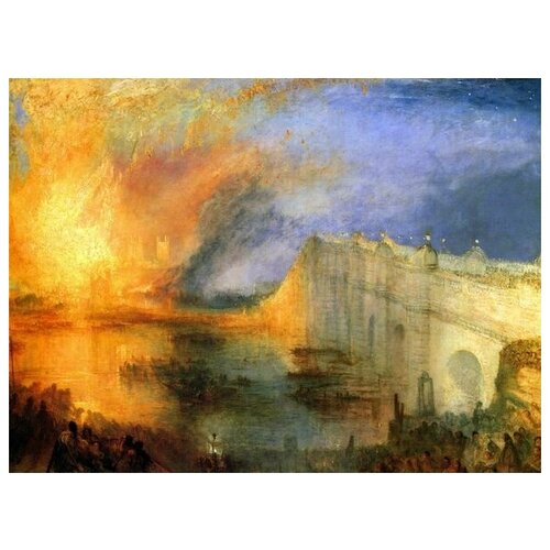  1220       (The Burning of the Houses of Parliament) Ҹ  40. x 30.