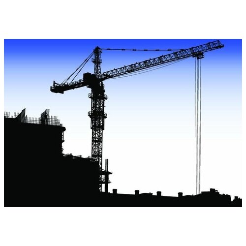  2580      (Construction cranes) 2 71. x 50.