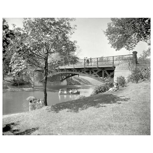  2360       (Bridge in the park) 63. x 50.