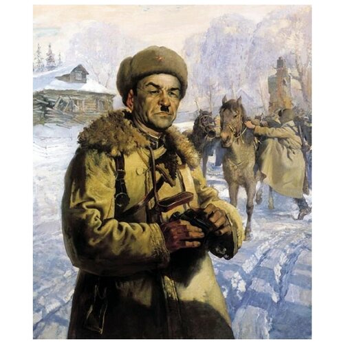  1130       (Portrait of General Panfilov)   30. x 36.