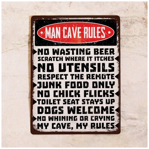  842   Man cave rules, , 2030 