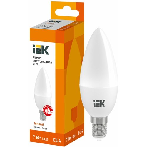 ������ 1718� ����� IEK LED C35, �����, 7��, 230�, 3000�, E14 - 10 ��.