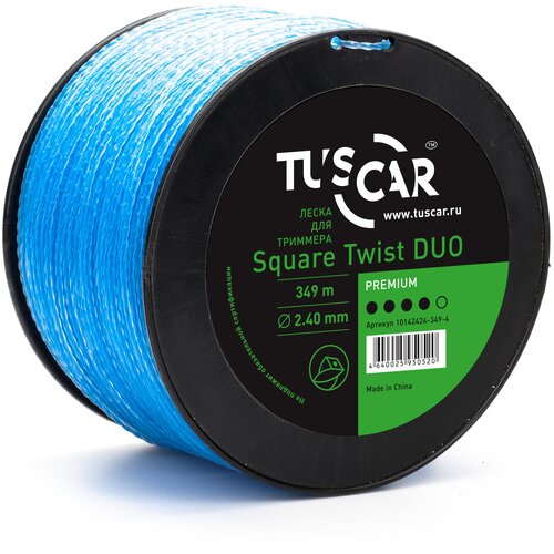  4549    TUSCAR Square Twist DUO Premium, 2.40* 349, 10142424-349-4