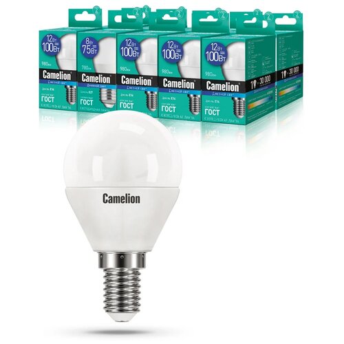 ������ 1670� ����� �� 10 ������������ �������� Camelion LED12-G45/865/E14