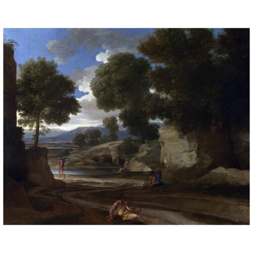  2360       , (Landscape with Travellers Resting)   63. x 50.