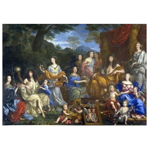  2580     XIV    (Louis XIV and the royal family)   71. x 50.