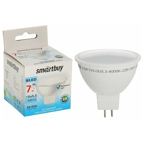 ������ 256� ����� c����������� Smartbuy, GU5.3, 7 ��, 4000 �, ������� ����� ����