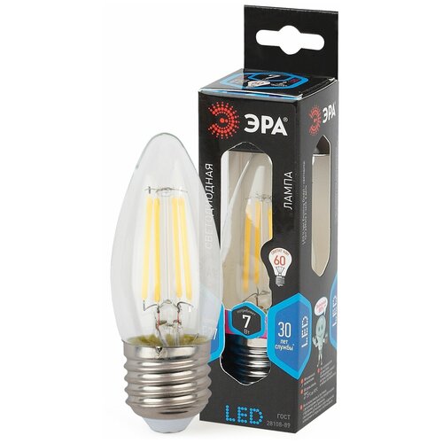 ������ 162� F-LED B35-7W-840-E27 ��� (��������, �����, 7��, �����, E27) (10/100/2800) �0027951