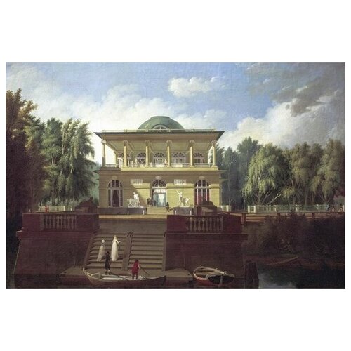  2690          (View of the Stroganov villa in St. Petersburg)   75. x 50.