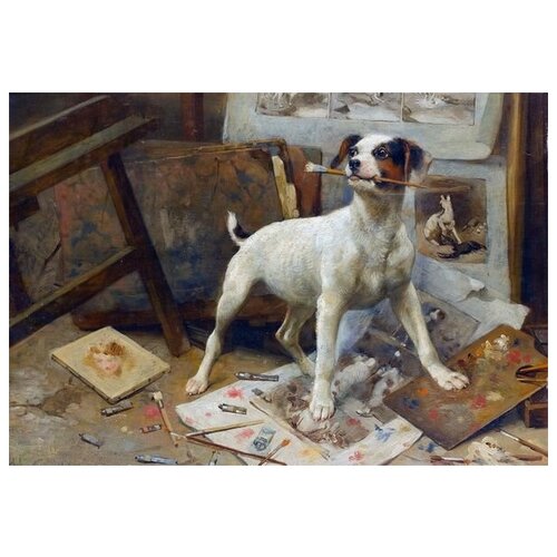      (The puppy) 43. x 30.,  1290 