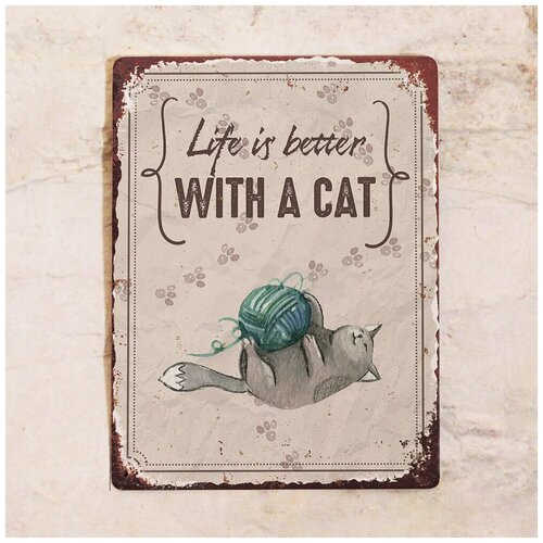  1275   Life is better with a cat, , 3040 