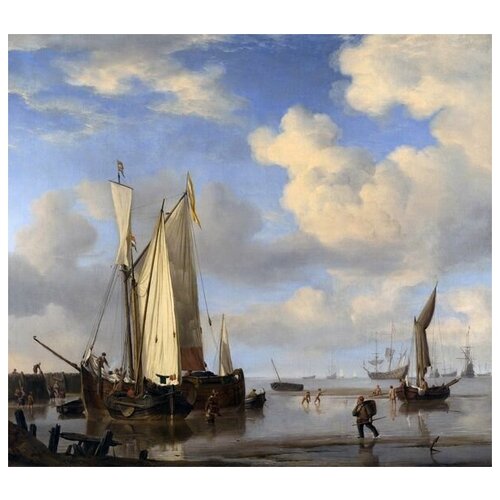  1110           (Dutch Vessels Inshore and Men Bathing)      34. x 30.