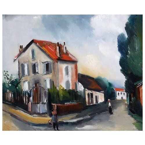  2260        (The Artist`s House in Chatou)   60. x 50.