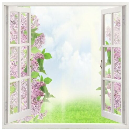  2570       (Lilacs outside the window) 60. x 60.