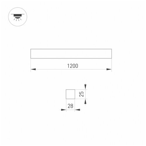  4872  SNAP-STARLINE-FLAT-S1200-26W Day4000 (WH, 120 deg, 48V) (ARL, IP40 )