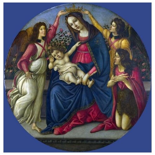  1000        -    (The Virgin and Child with Saint John and Two Angels)   30. x 30.