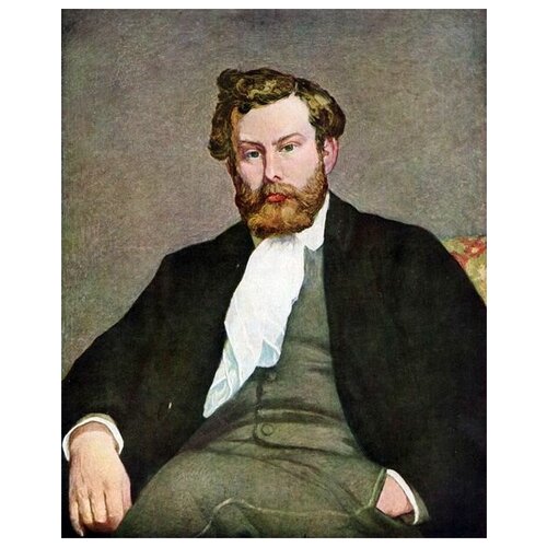  1190       (Portrait of Alfred Sisley)   30. x 37.