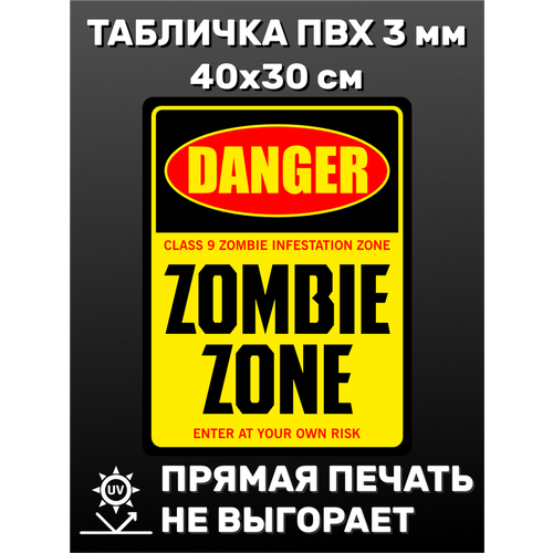  350   Danger zombie zone 4030 