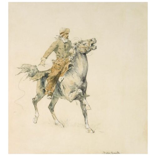  1580     (1897) (The Cowboy)   40. x 44.