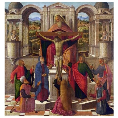  2080       (Symbolic Representation of the Crucifixion)   50. x 53.
