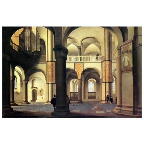  2000        (The interior of the church in the Netherlands) 8    61. x 40.