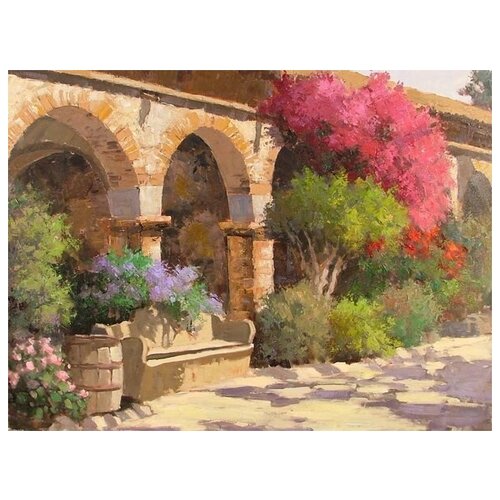  1220       (Arches and flowers)   40. x 30.