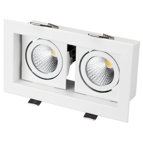  6890  CL-KARDAN-S180x102-2x9W Warm (WH, 38 deg) (Arlight, IP20 , 3 )