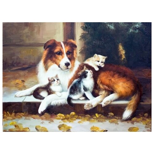  1810       (Dog and cats) 1 54. x 40.