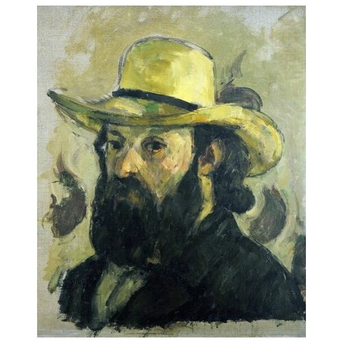 1190        (Self-Portrait in a Straw Hat)   30. x 37.
