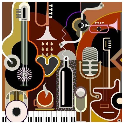  2570      (Musical Instruments) 60. x 60.