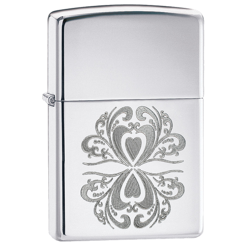  4269  Zippo MIRRORED HEARTS