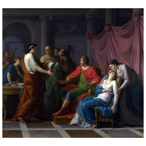  1070          (Virgil reading the Aeneid to Augustus and Octavia)    33. x 30.
