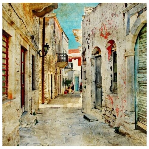  1000        (Small Street in the old town) 30. x 30.