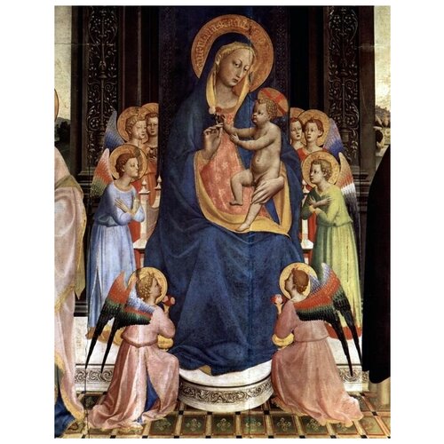  1210       (Enthroned Madonna) 1    30. x 39.