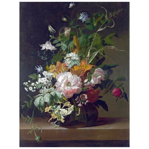  1800       (Flowers in a Vase) 1   40. x 53.